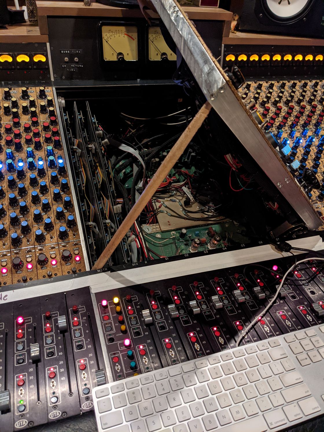 Inside the custom UTA console.
