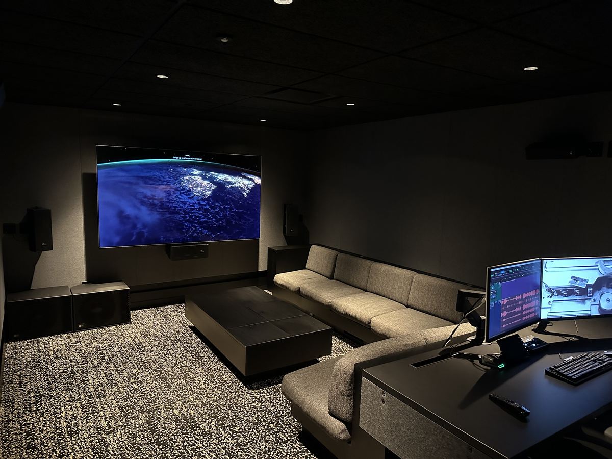 A finished suite in use, with the engineering out of sight.